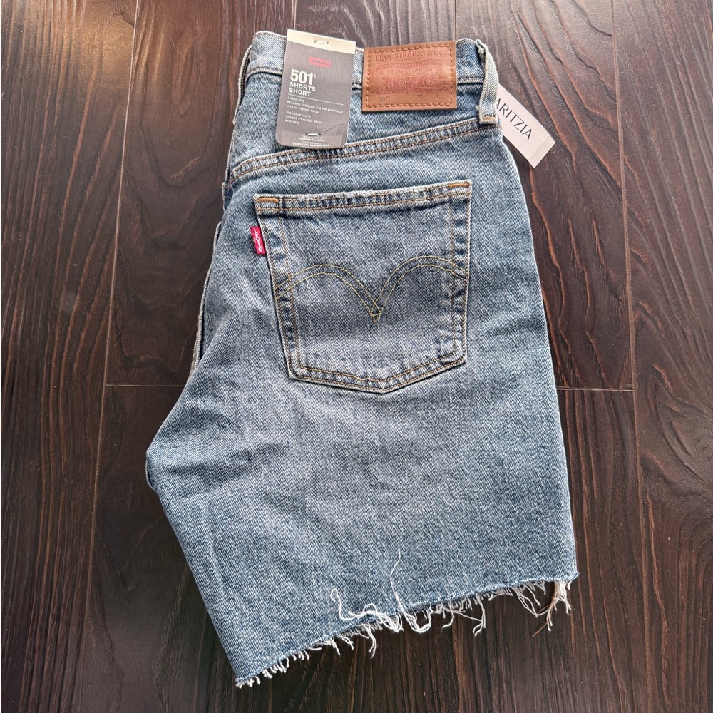 Levi's Blue Jean Shorts - Picture 2 of 3